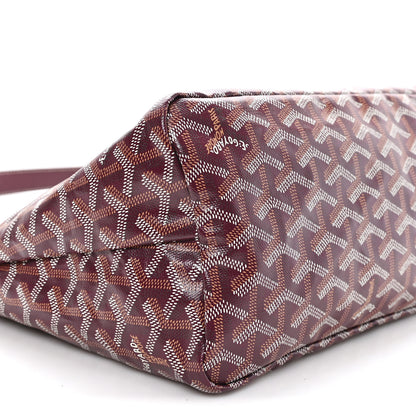 Goyard Goyardine Boheme Hobo Burgundy 10 of 11