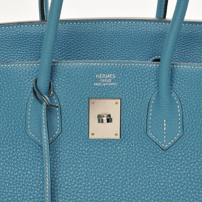 Hermes Togo Birkin 35 Blue Jean 19 of 24
