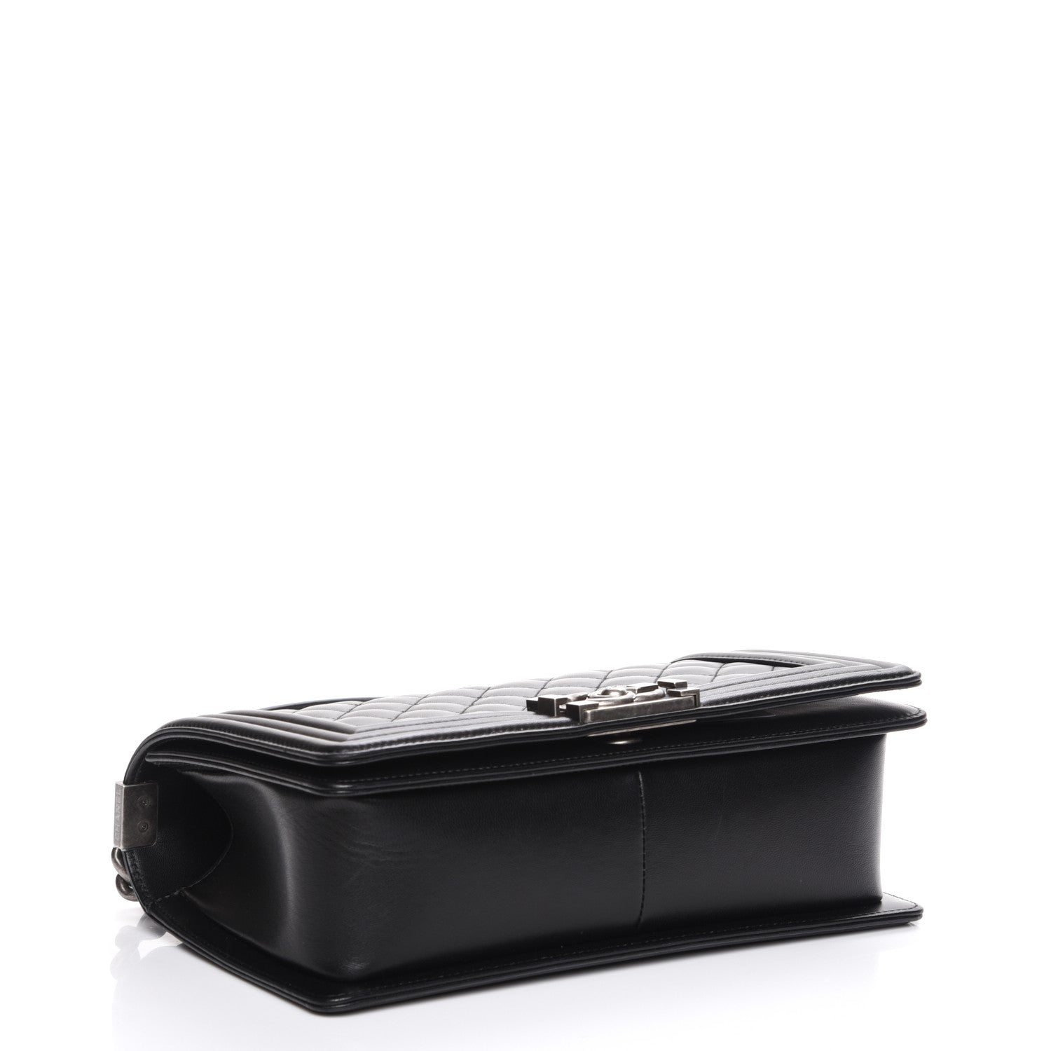 Chanel Lambskin Quilted Medium Boy Flap Black 4 of 7
