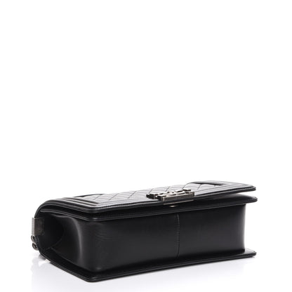 Chanel Lambskin Quilted Medium Boy Flap Black 4 of 7