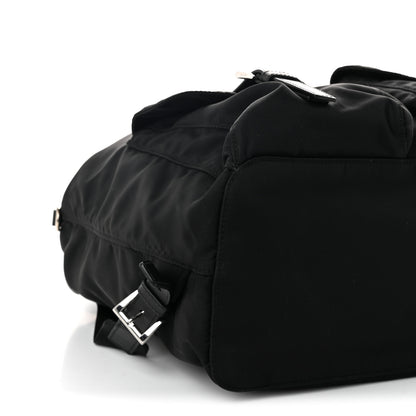 Prada Tessuto Nylon Saffiano Medium Backpack Black 10 of 11