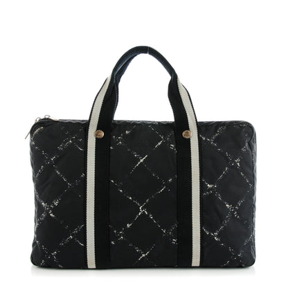 Chanel Nylon Travel Laptop Bag Black 1 of 9
