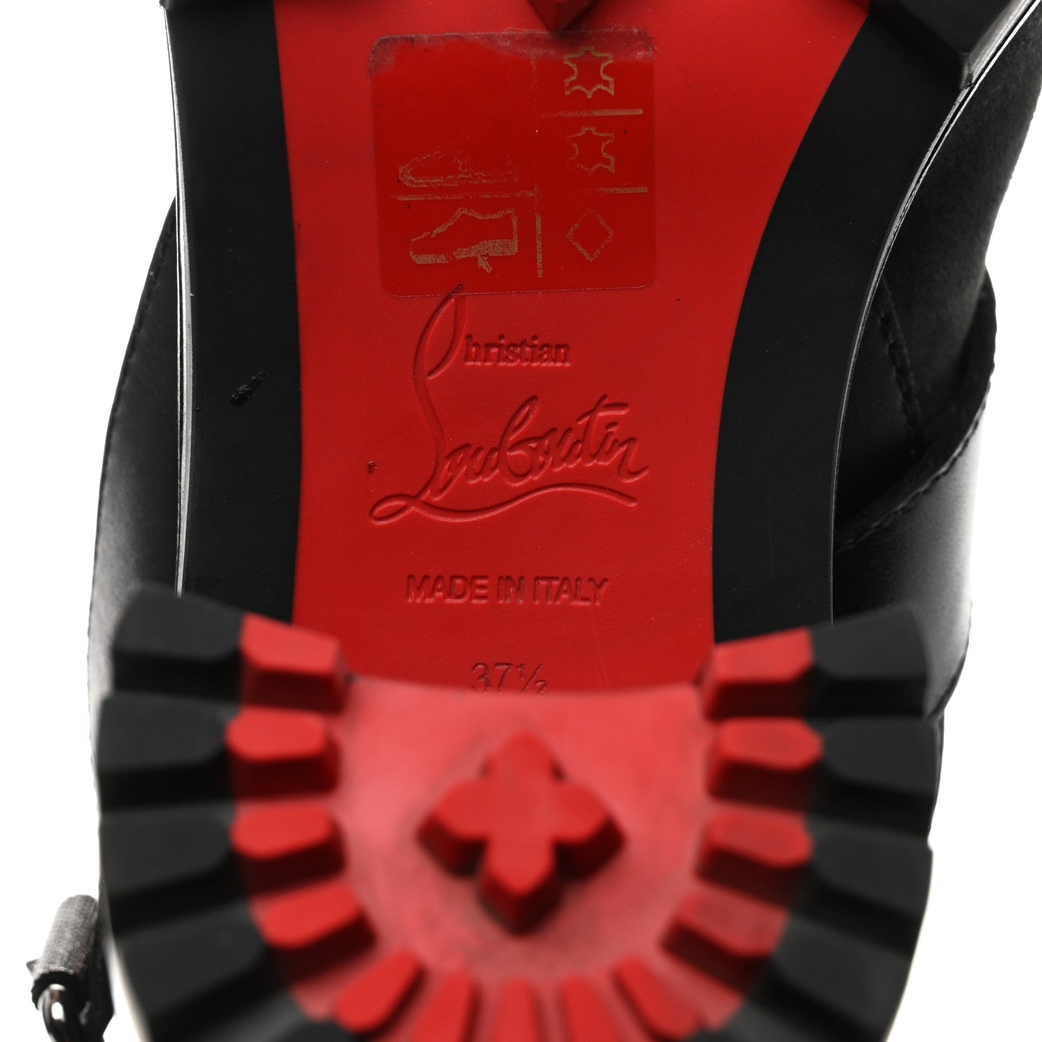Christian Louboutin Calfskin Bouclette Viyonce 70 Boots 37.5 Black 7 of 8