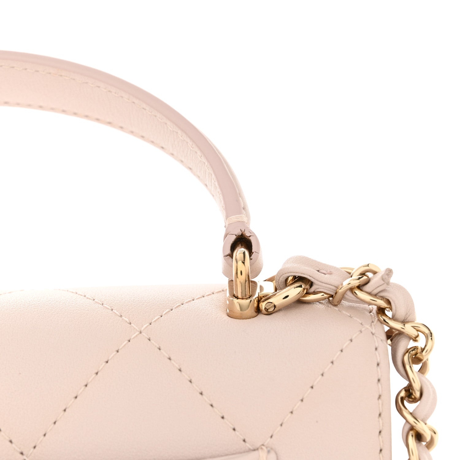 Chanel Calfskin Quilted Coco Lady Flap Light Purple 14 of 15