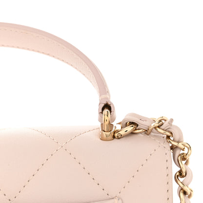 Chanel Calfskin Quilted Coco Lady Flap Light Purple 14 of 15