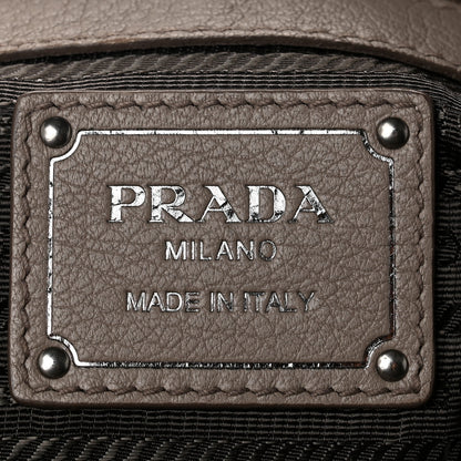 Prada Vitello Daino Large Tote Bag Clay Grey 6 of 9