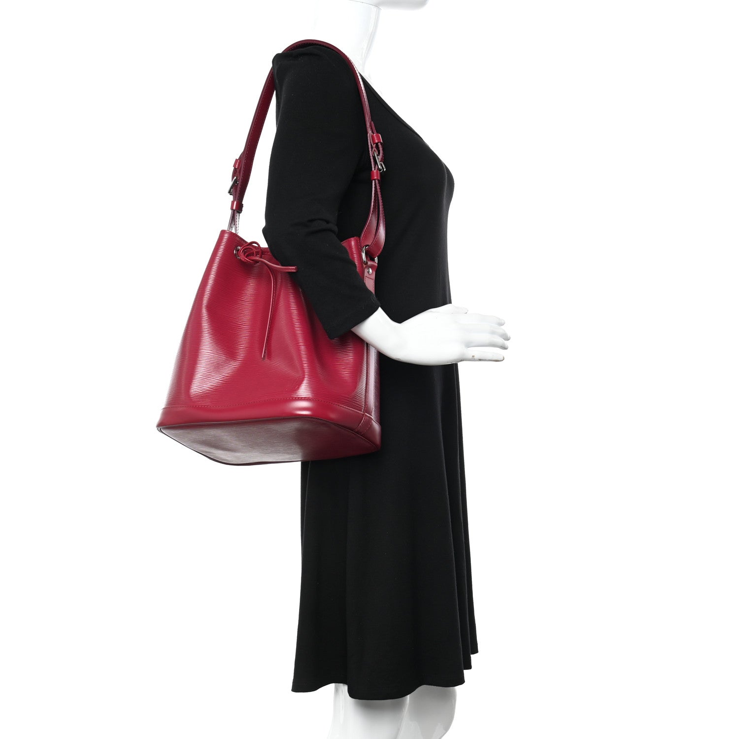 Louis Vuitton Epi Petit Noe NM Fuchsia 2 of 11