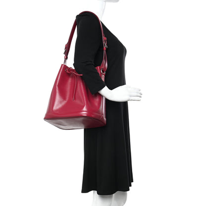 Louis Vuitton Epi Petit Noe NM Fuchsia 2 of 11