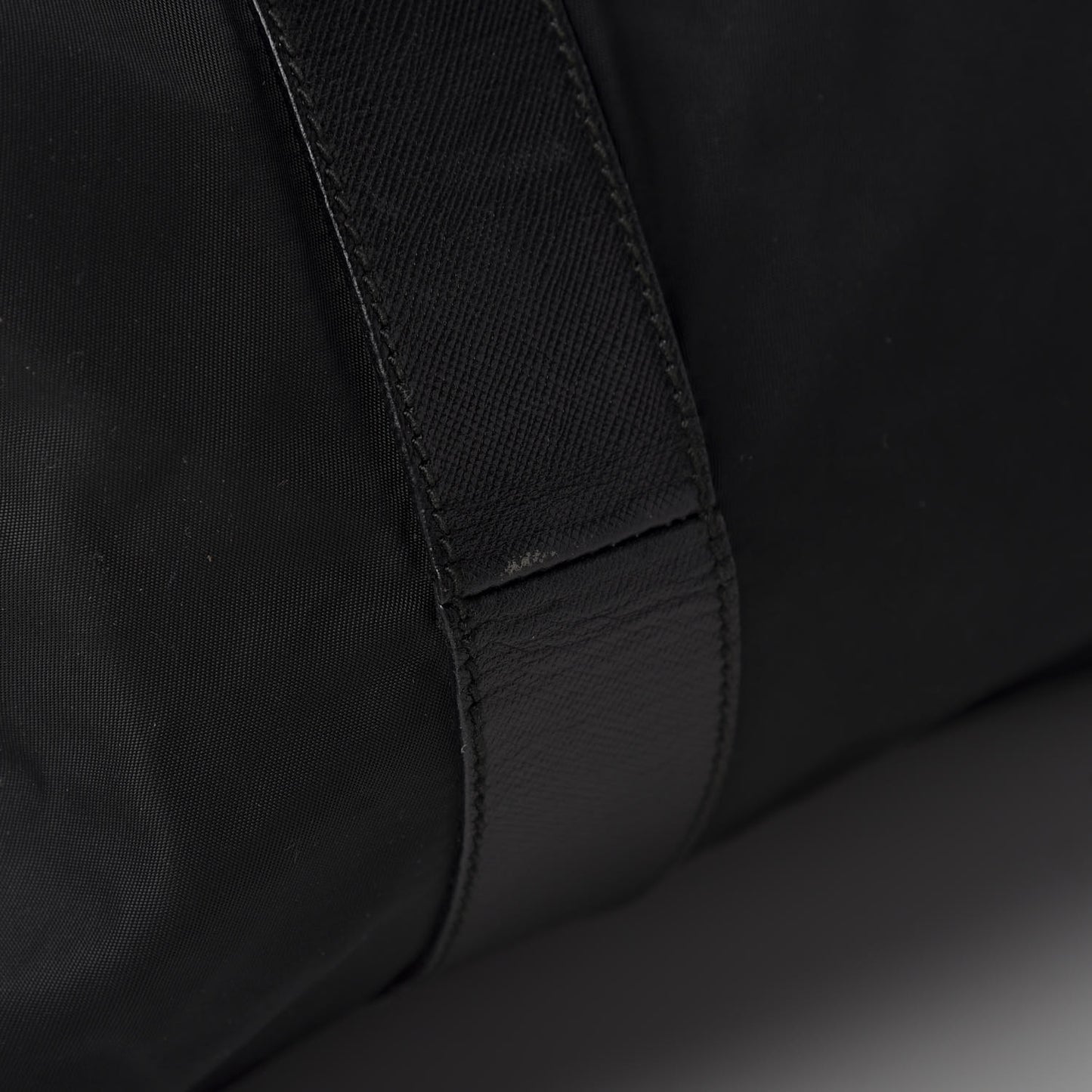 Tessuto Nylon Saffiano Carry On Travel Bag Black