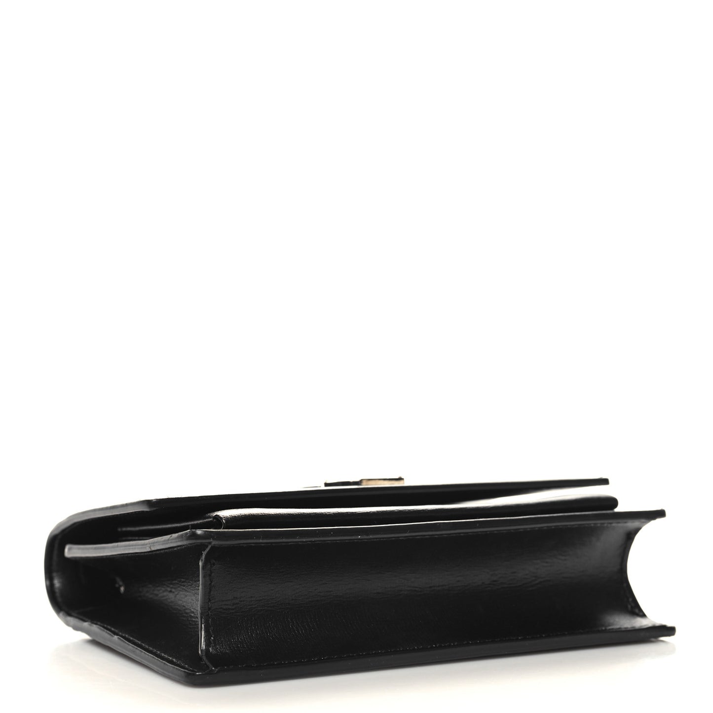Calfskin Monogram Sunset Top Handle Chain Wallet Black