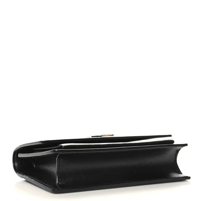 Saint Laurent Calfskin Monogram Sunset Top Handle Chain Wallet Black 4 of 10