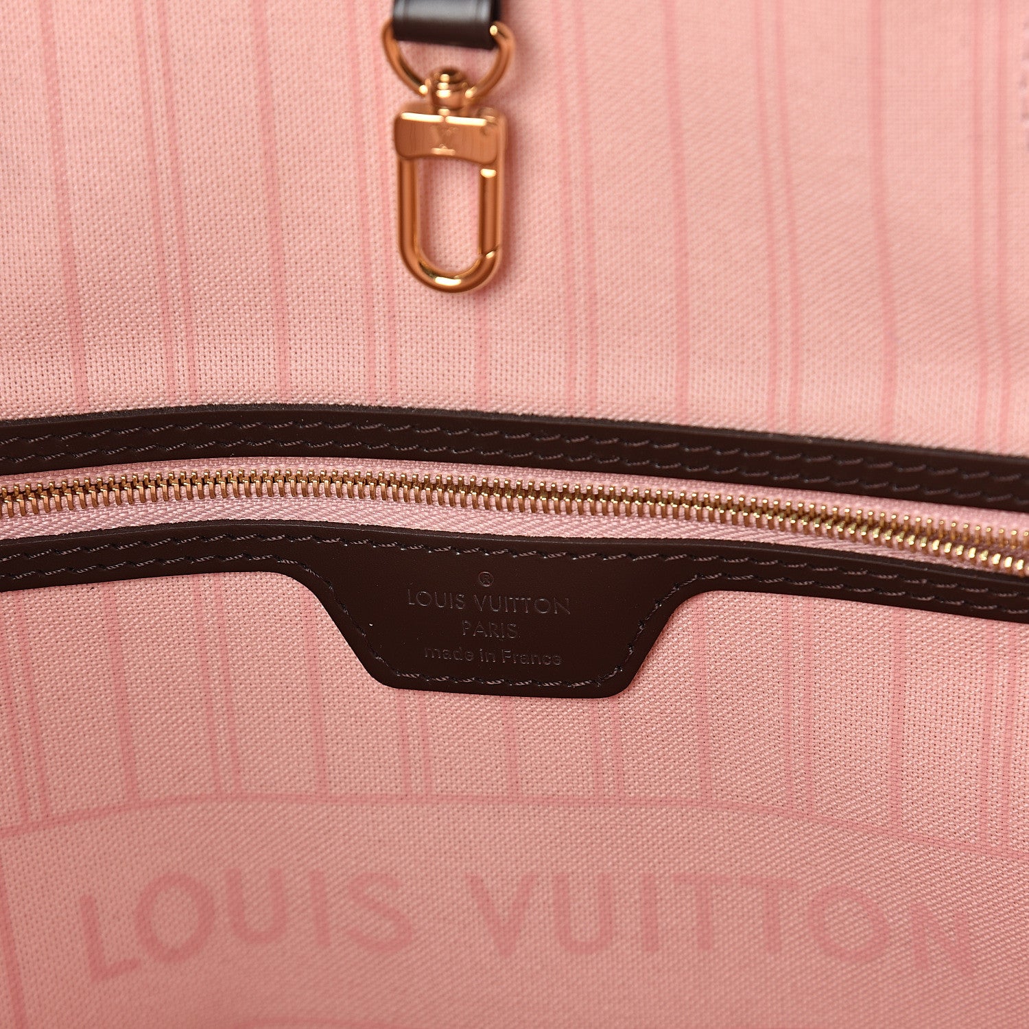 Louis Vuitton Damier Ebene Neo Neverfull MM Rose Ballerine 5 of 9
