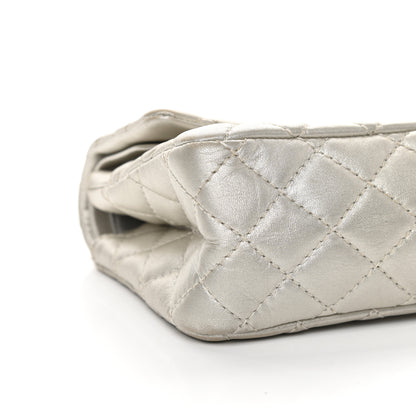 Chanel Metallic Lambskin Quilted 2.55 Reissue 225 Flap Silver 8 of 9