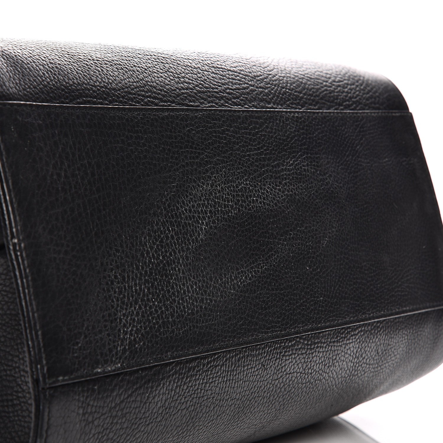 Balenciaga Grained Calfskin M Tube Round Tote Black 13 of 19