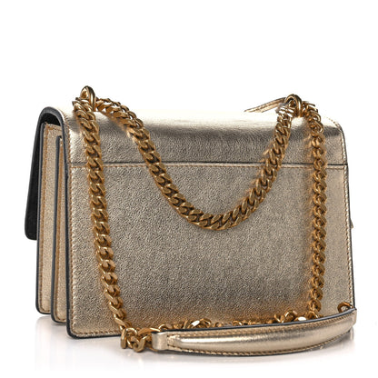 Saint Laurent Metallic Calfskin Small Monogram Sunset Gold 3 of 12