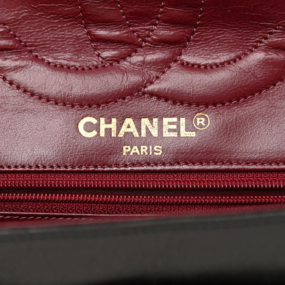 Chanel Lambskin Quilted Medium Double Flap Bag Black 6 of 14