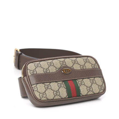 Gucci GG Supreme Monogram Web Ophidia Belted iPhone Case 105 42 Dark Brown 3 of 10