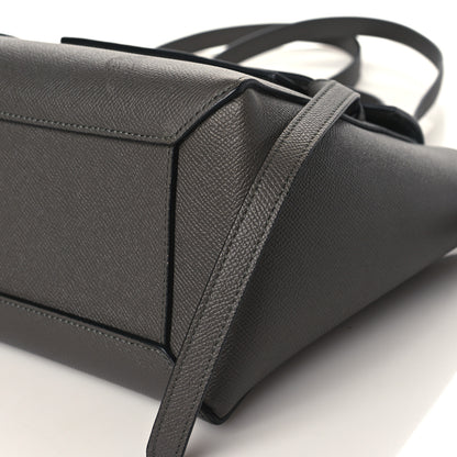 Celine Grained Calfskin Micro Belt Bag Grey 9 of 12