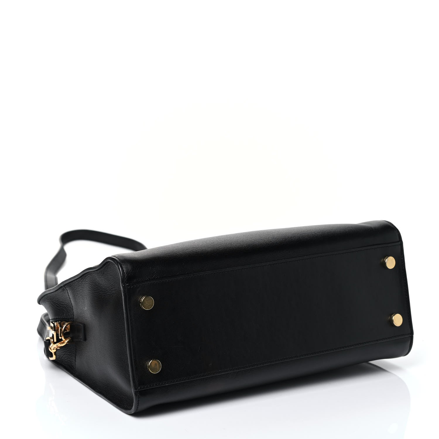 Saint Laurent Calfskin Small Monogram Cabas Black 3 of 4