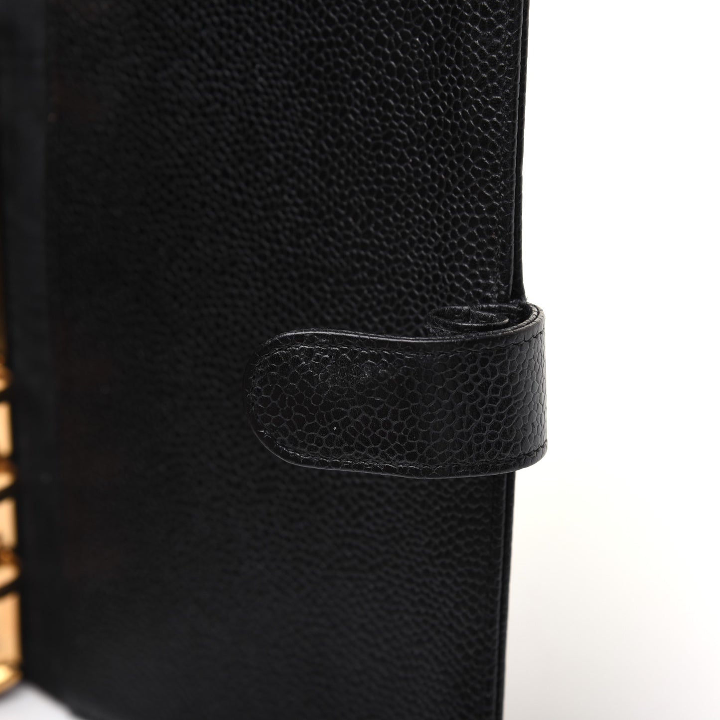 Caviar CC Medium Ring Agenda Planner Black