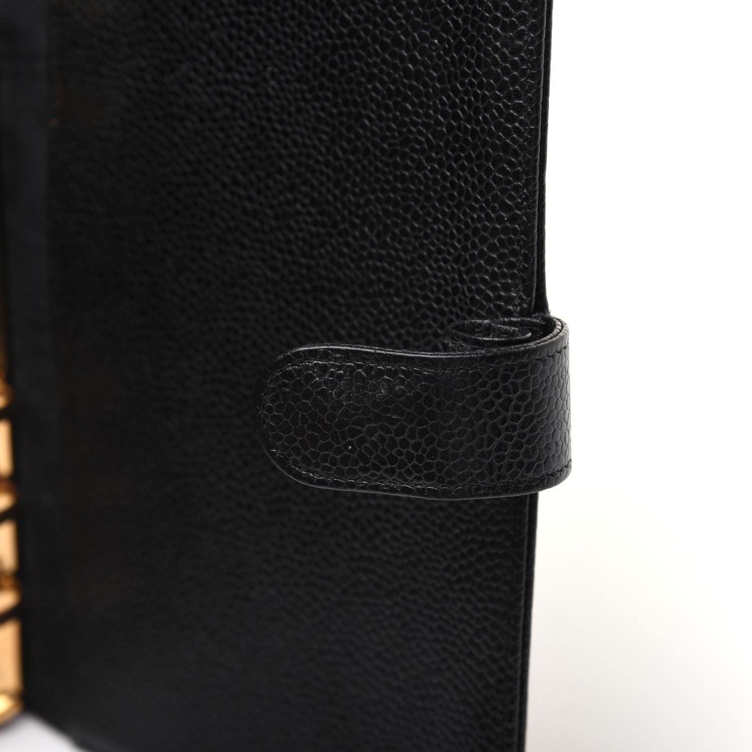 Chanel Caviar CC Medium Ring Agenda Planner Black 13 of 15