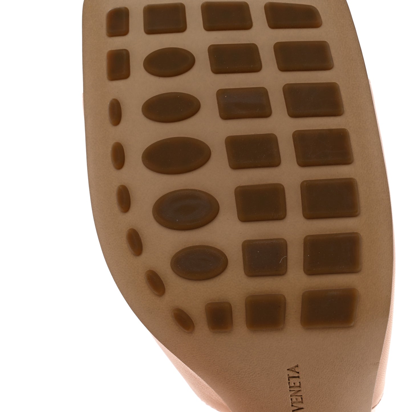 Lambskin Stretch Mule Sandals 40 Porridge