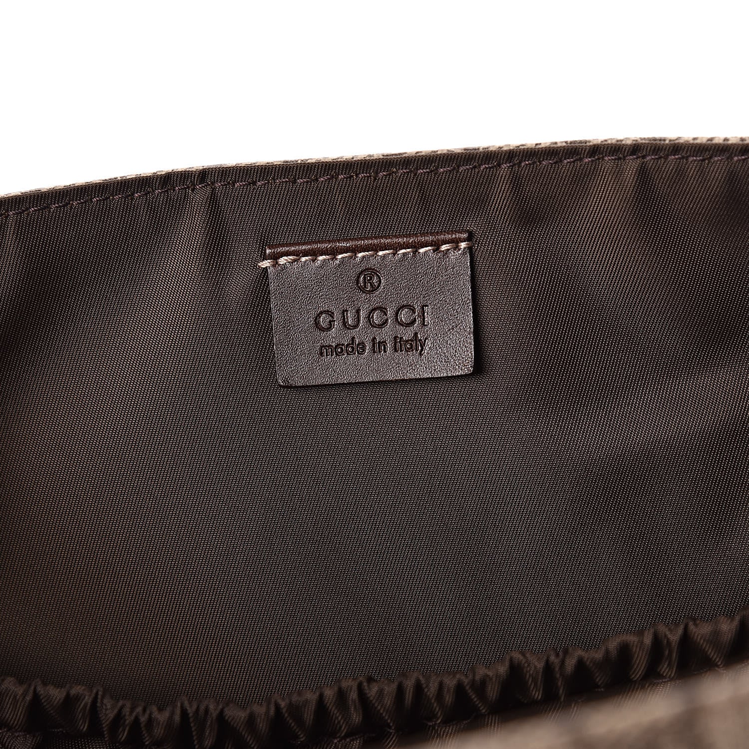 Gucci GG Plus Monogram Messenger Diaper Bag Dark Brown 7 of 12