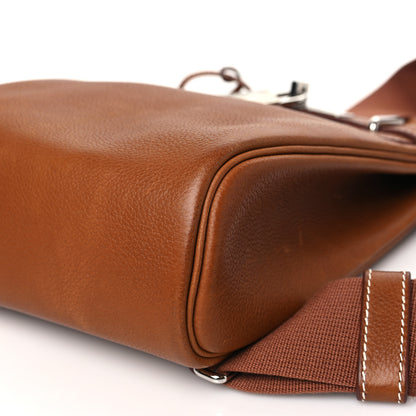 Hermes Natural Barenia Faubourg Hac A Dos PM Backpack Fauve 10 of 10