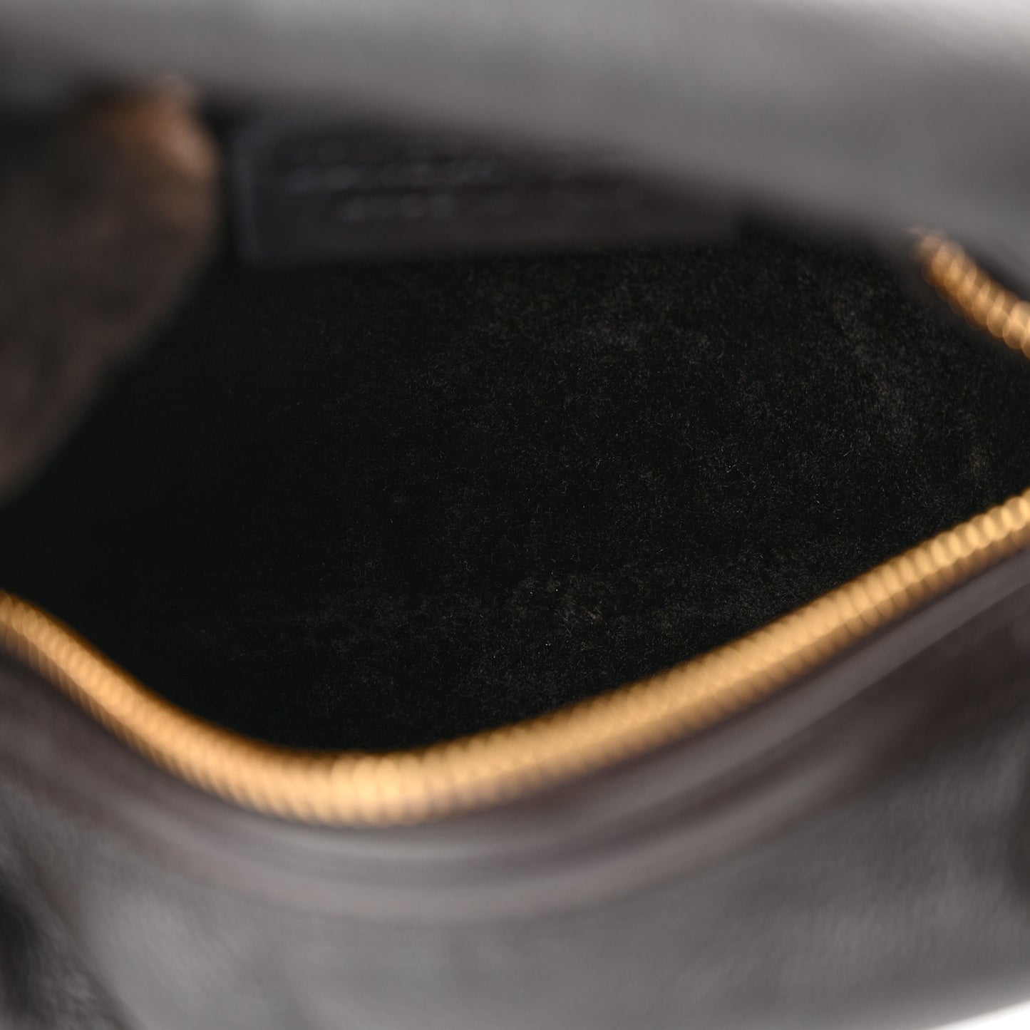 Calfskin Shearling Aviator Mini Jodie Dark Brown Fondant