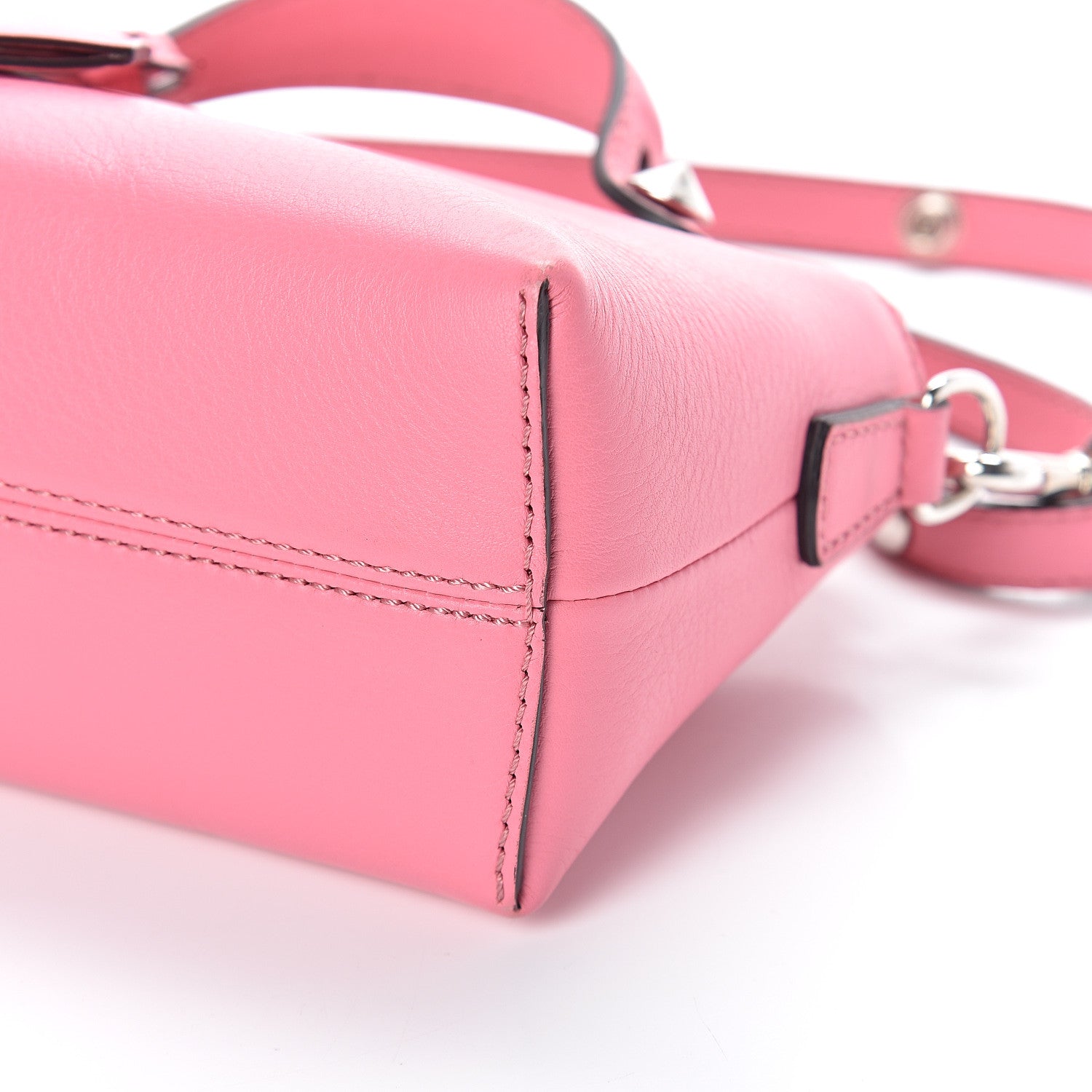 Fendi Vitello Dolce Mini By The Way Boston Bag Pink 7 of 7