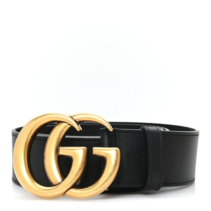 Gucci Calfskin Double G 40mm Belt 75 30 Black 1 of 5