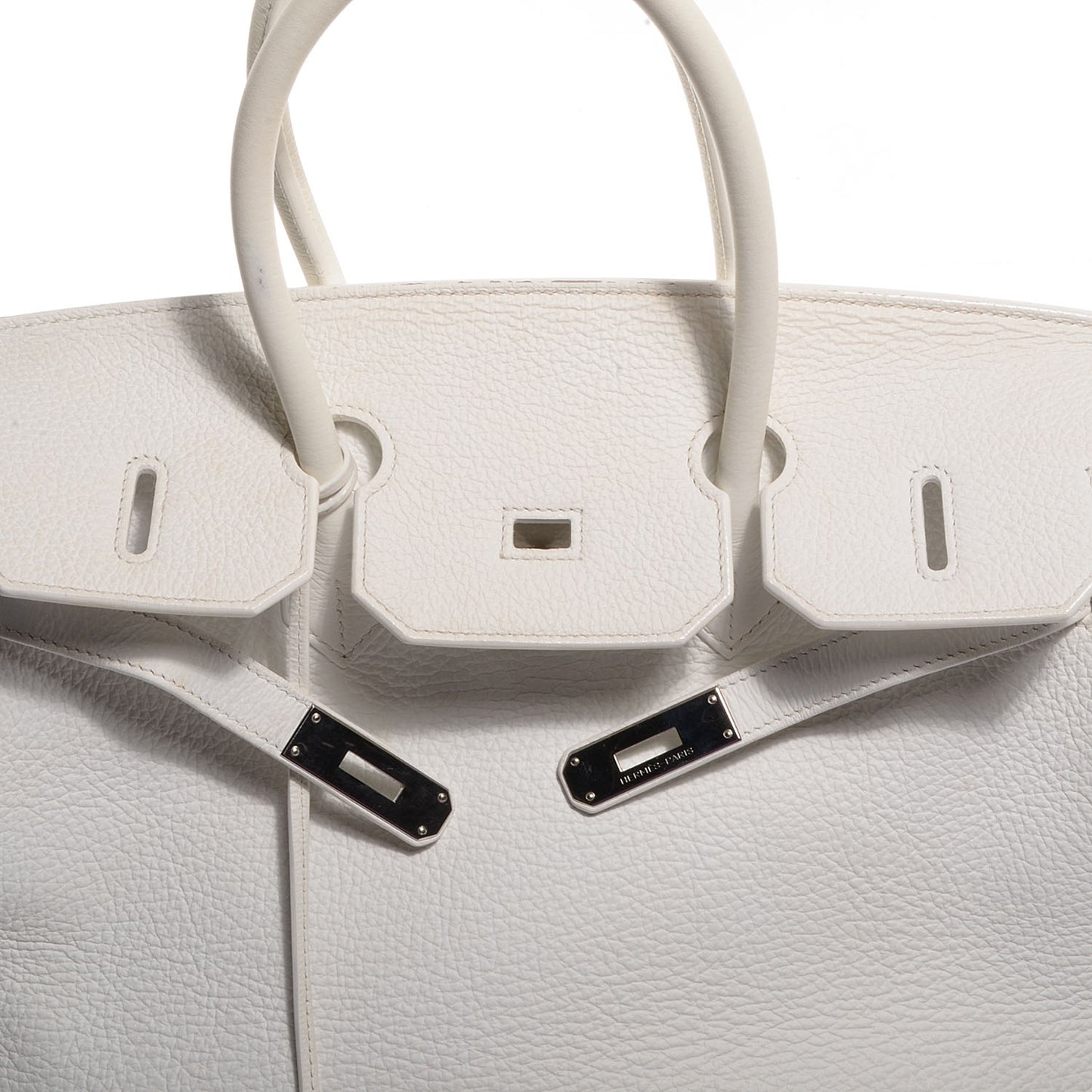 Taurillon Clemence Birkin 35 White