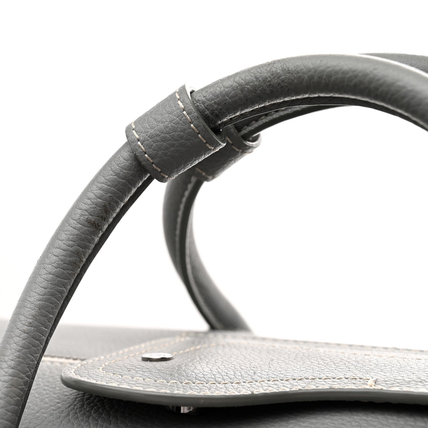 Christian Dior Calfskin Lingot 50 Bag Grey 10 of 10
