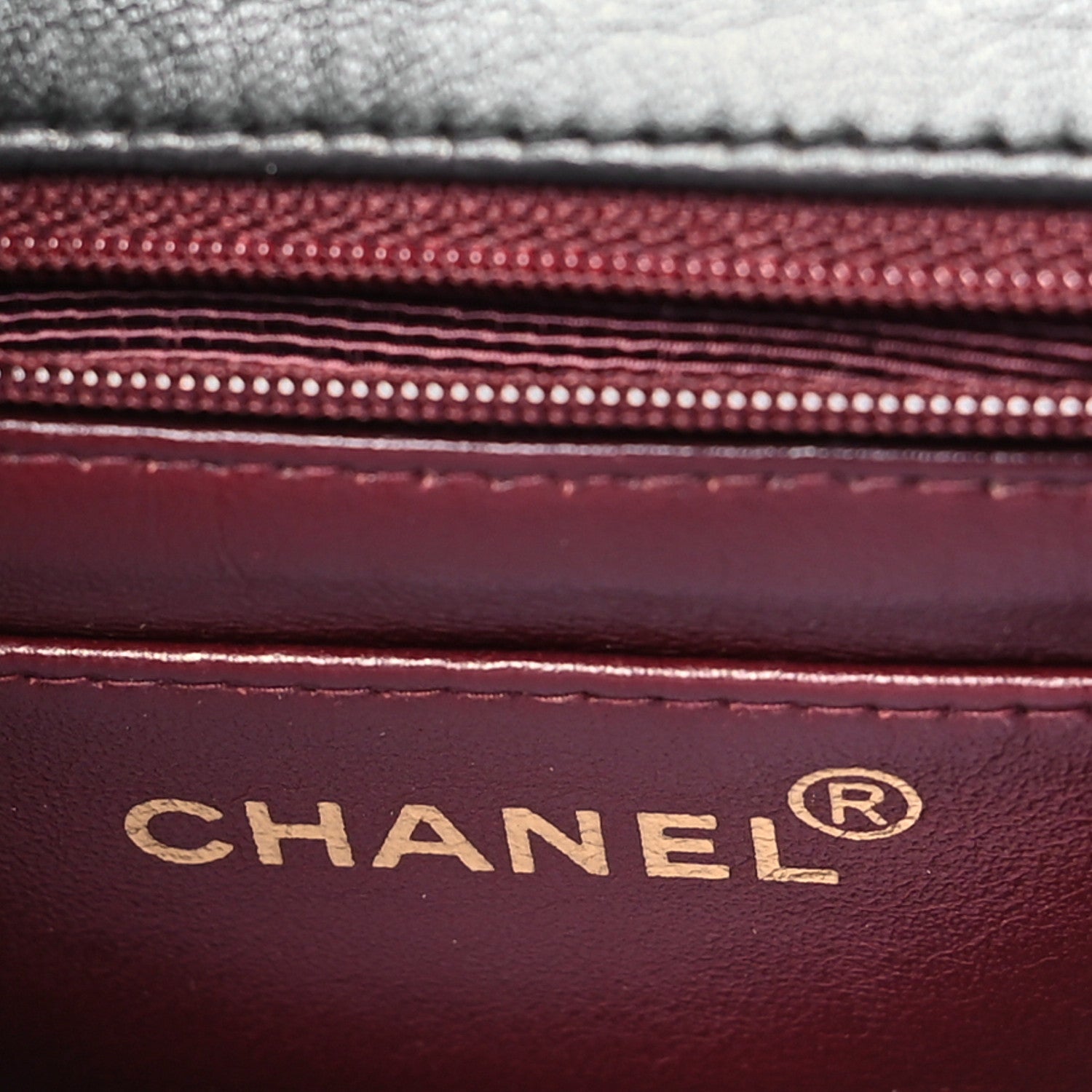 Chanel Lambskin Quilted Mini Square Flap Black 6 of 10