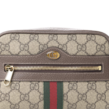 Gucci GG Supreme Monogram Web Small Ophidia Belt Bag 85 34 Dark Brown 10 of 10