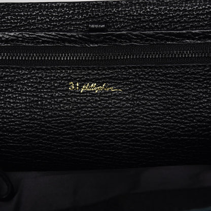 3.1 Phillip Lim 3.1 Textured Calfskin Colorblock Large Pashli Satchel Dark Teal 7 of 10