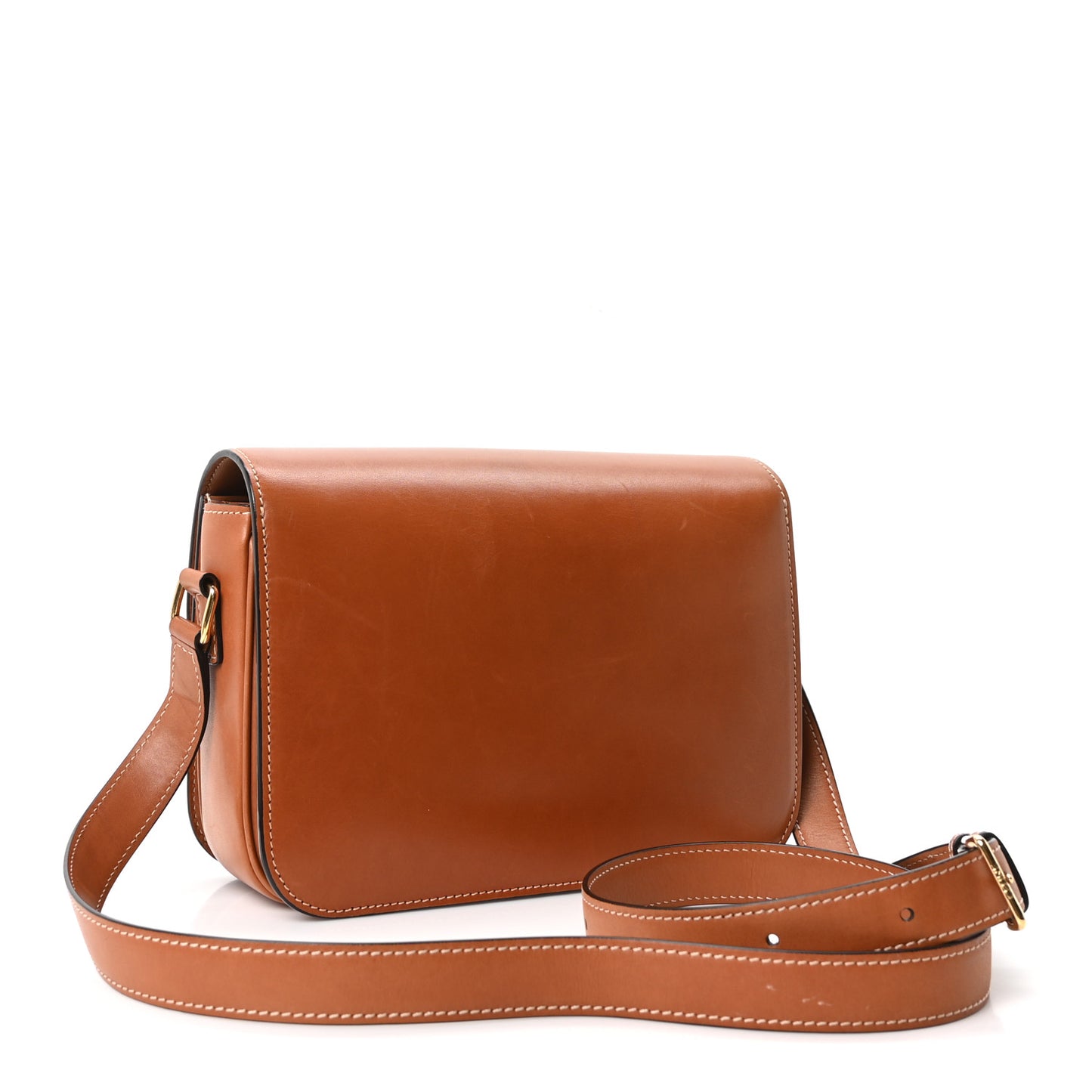 Natural Calfskin Medium Triomphe Tan