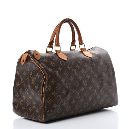 Louis Vuitton Monogram Speedy 35 2 of 19