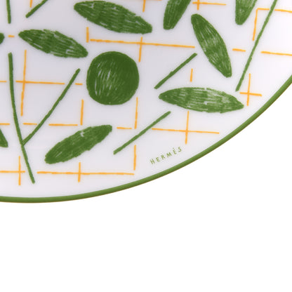 Hermes Porcelain A Walk In The Garden Dessert Plate Set of 2 5 of 7
