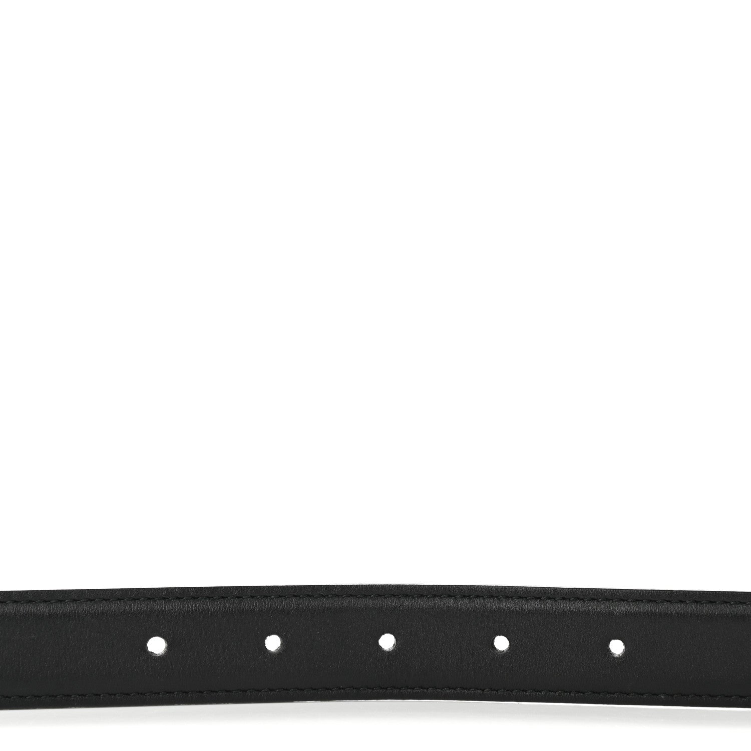 Gucci Moon Calfskin Interlocking G 25mm Belt 80 32 Black 5 of 5