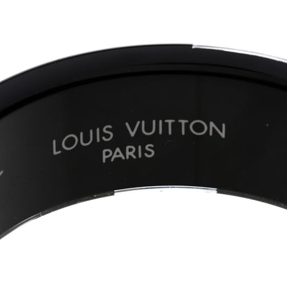 Louis Vuitton X Yayoi Kusama Infinity Dots Wide Bangle Bracelet Black White 4 of 6