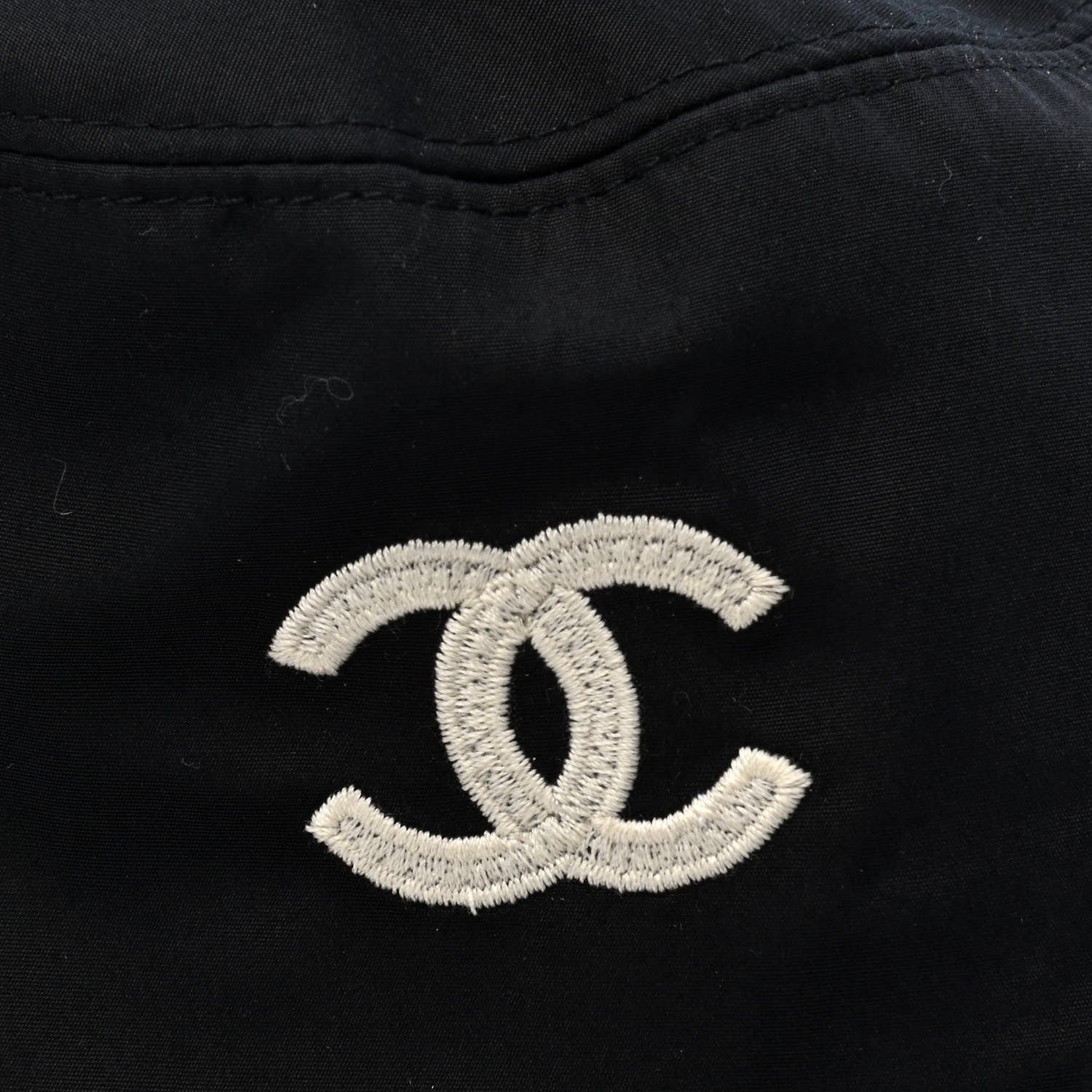 Chanel Canvas CC Bucket Hat M Black 5 of 5