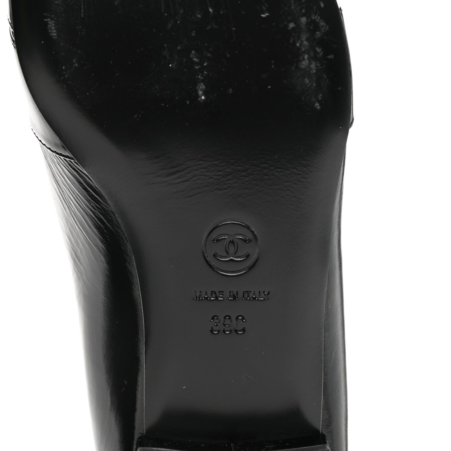 Patent Grosgrain Mocassin Loafers 39 Black