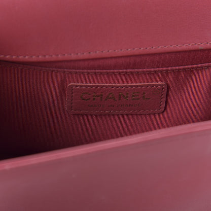 Chanel Lambskin Quilted Medium Boy Flap Red 8 of 10