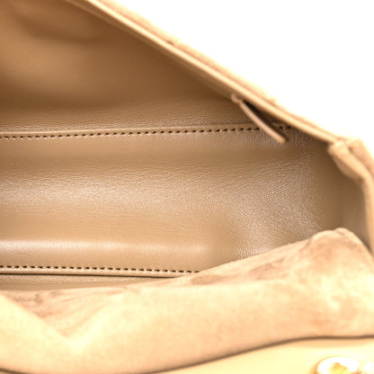 Chanel Suede Calfskin Mini Souplissimo Flap Dark Beige 4 of 9