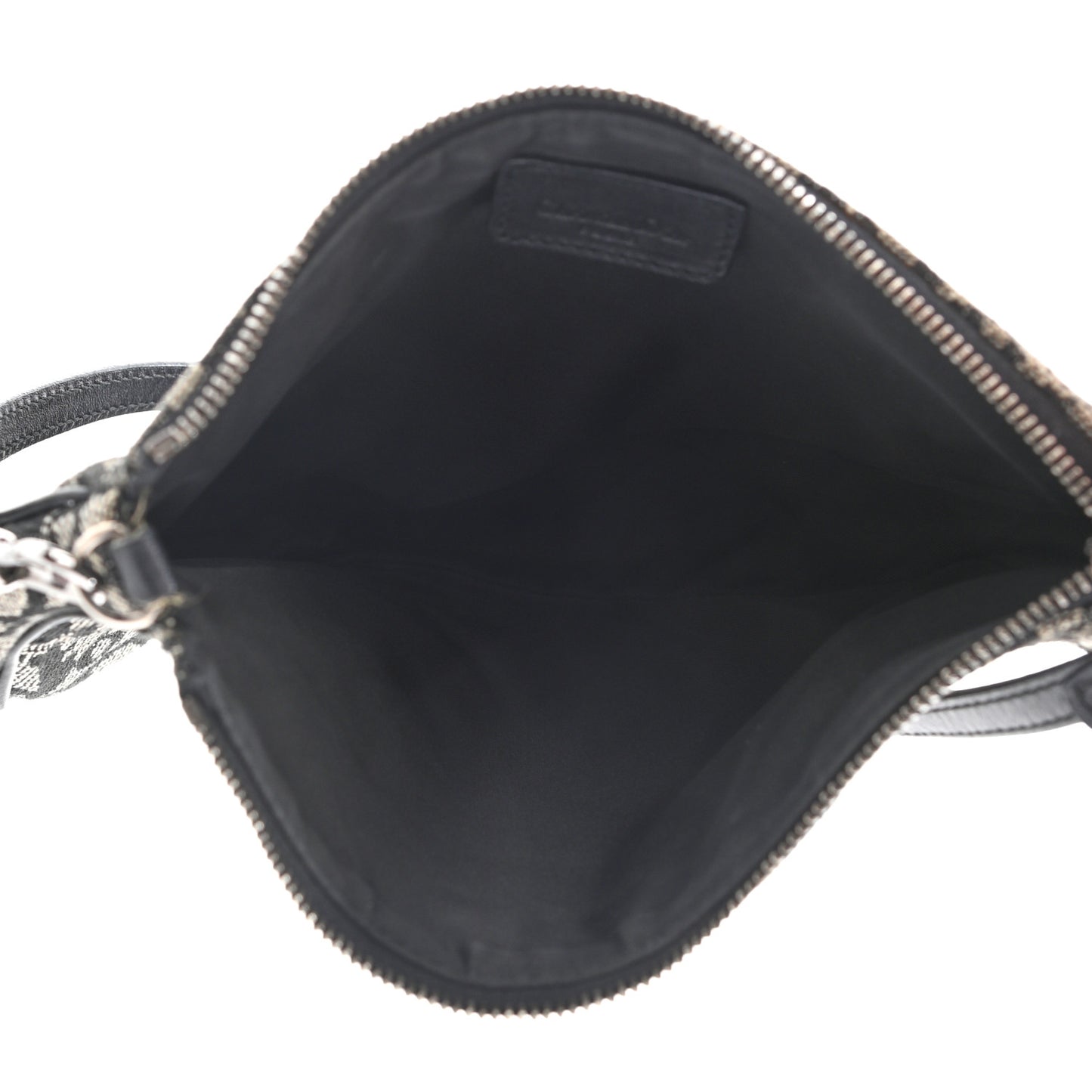 Monogram Mini Saddle Pochette Black