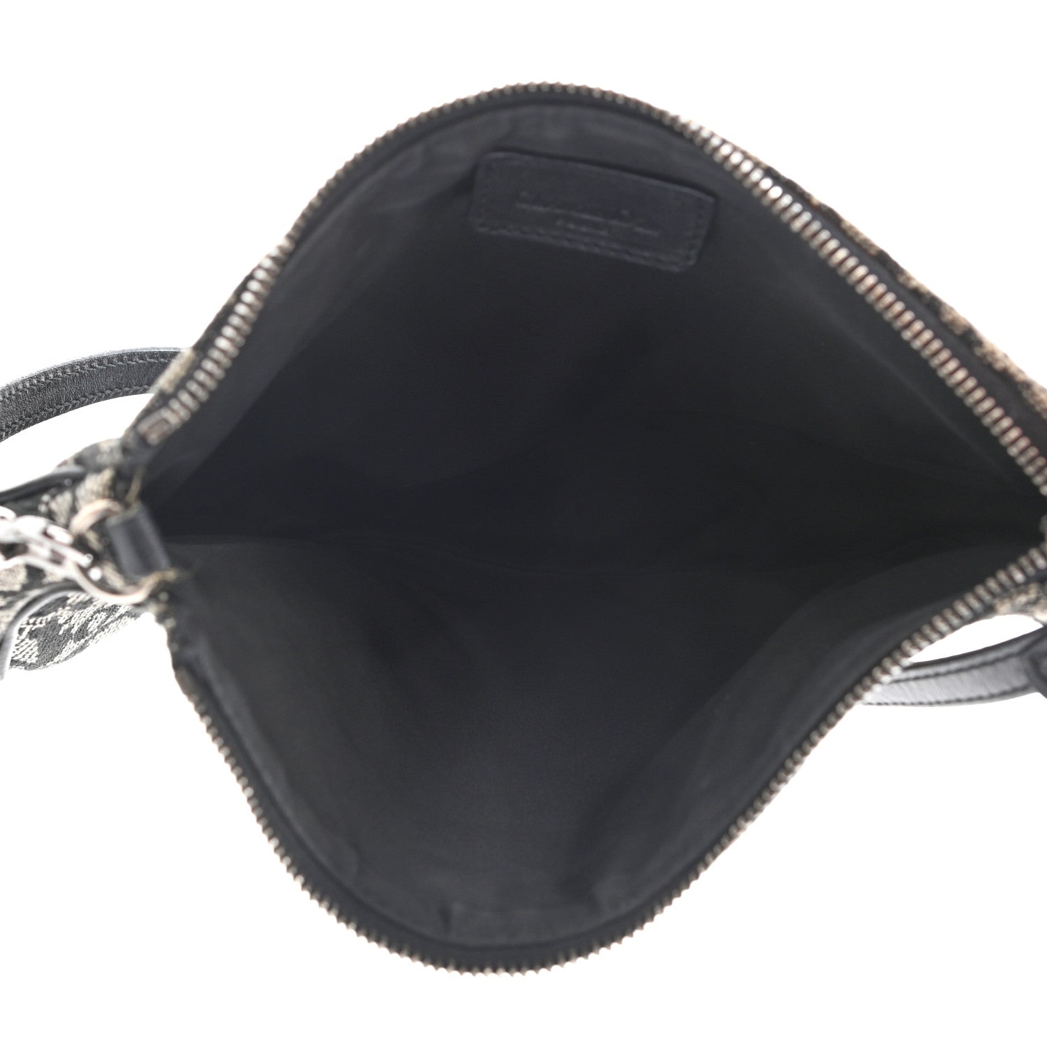 Christian Dior Monogram Mini Saddle Pochette Black 4 of 12