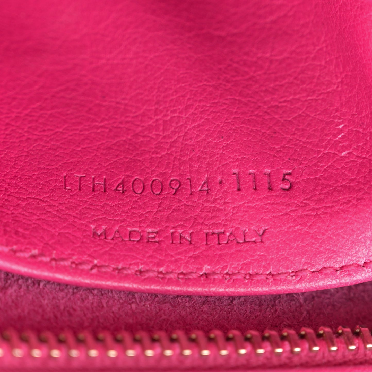 Calfskin Small Monogram Cabas Fuchsia