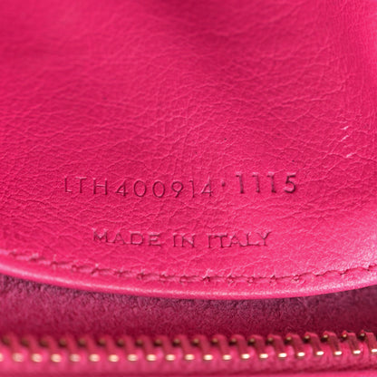 Saint Laurent Calfskin Small Monogram Cabas Fuchsia 7 of 15