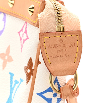 Louis Vuitton Monogram Multicolor Pochette Accessories White 6 of 11